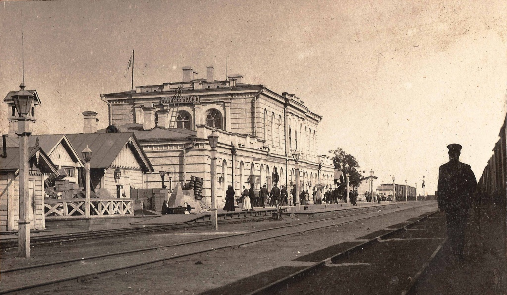 Торжественное открытие строительных работ на железной дороге от Грушевских рудников через Новочеркасск до Аксая (1861)